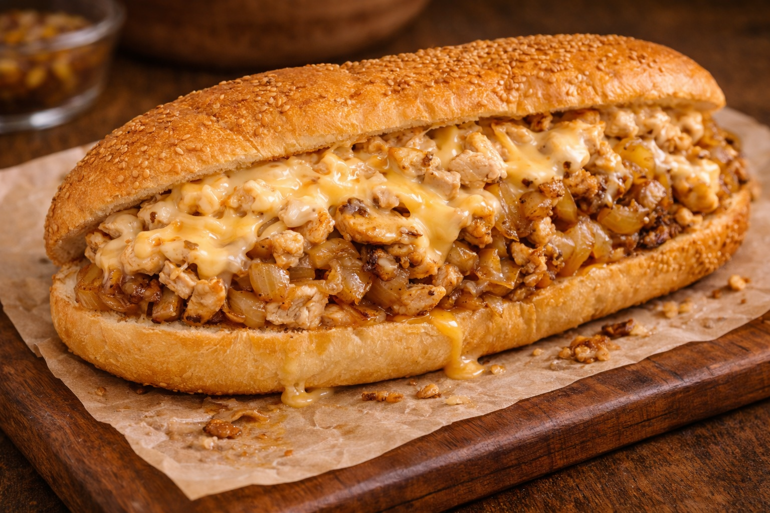Cooper Chicken Cheesesteak — coming to Stuart, FL from Papa T's.